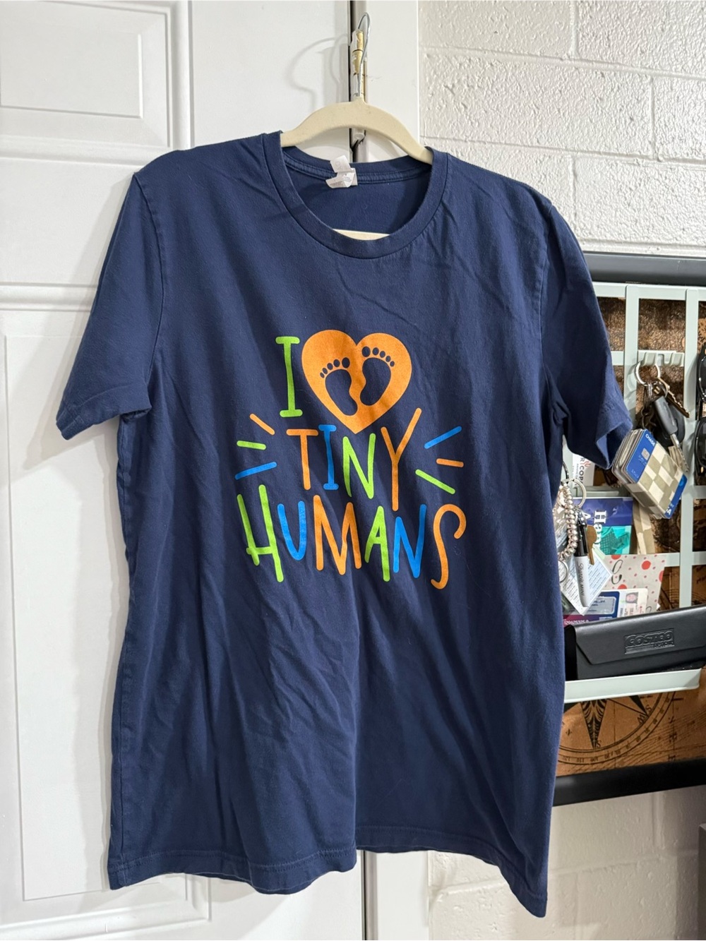 Banner Health Navy "I Love Tiny Humans" Graphic Tee